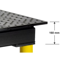 Sveisebord med spor MAX, 1960 x 1150 mm Stronghandtools