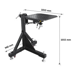 Manuell sveise-manipulator TU65050 + festesett TUK5300 Stronghandtools