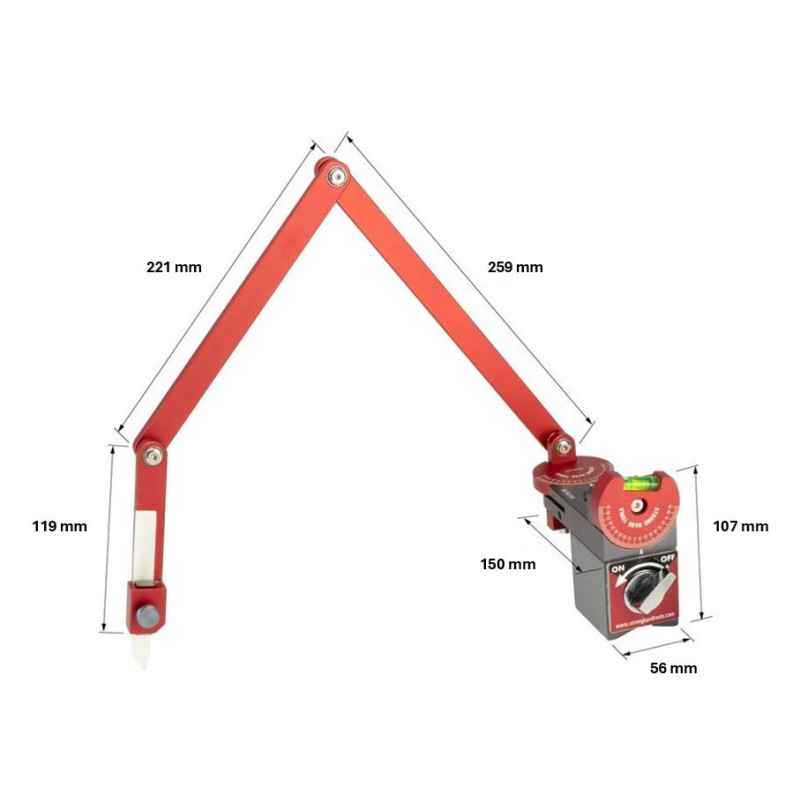 Vergrendelbare C-klemmen PR18S Stronghandtools