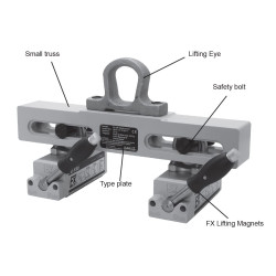 Magnetic traverse holder FX-KT 480-800