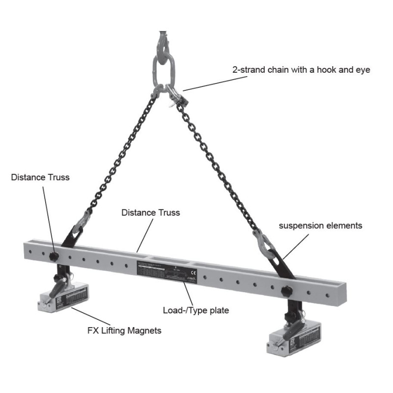 Magnetic traverse holder FX-LT 3200