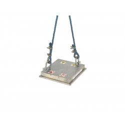Ímanes suspensos para separação de ferro 350X320X43 / F com placa de limpeza