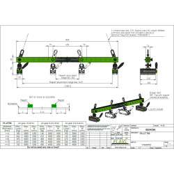 Magnetisk traversholder FX-LT 750