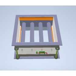 Cleanflow magnet one-level 280/340x150/4w / N52