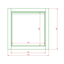 Aimant Cleanflow à un niveau 280/340x150/5w / N