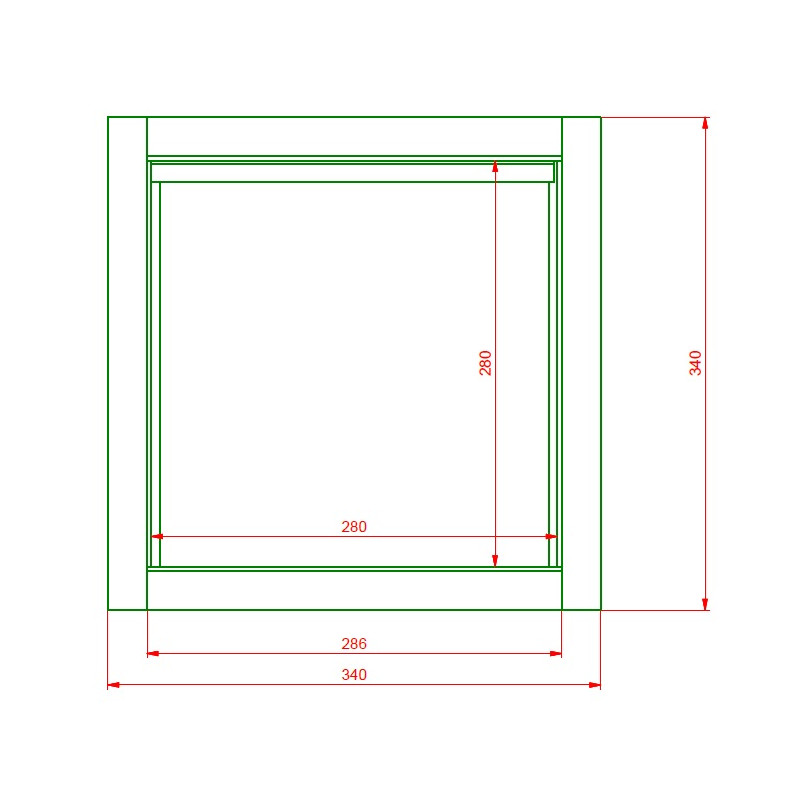 Cleanflow magneet één niveau 280/340x150/5w / N