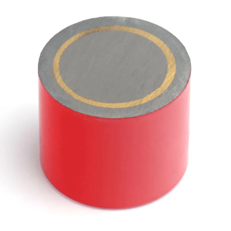 Magnet, Durchmesser 24 mm, Innengewinde M4, Höhe 20 mm, AlNiCo