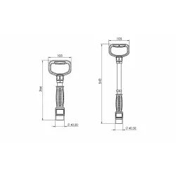 Empuñadura magnética ajustable XPV830