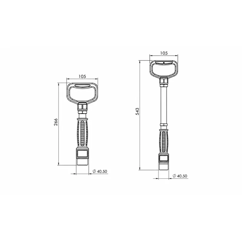 Nastavitelná magnetická rukojeť XPV830