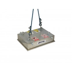 Dauermagnetblock zur Eisenseparierung 620x450x126 / N mit Reinigungsplatte