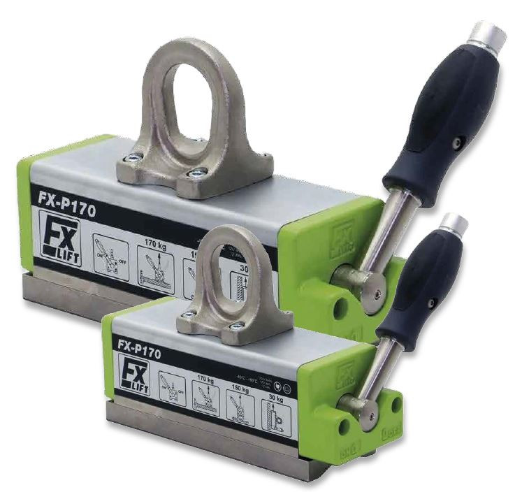 Lifting magnets for thin sheets, tubes and profiles  FX-P series