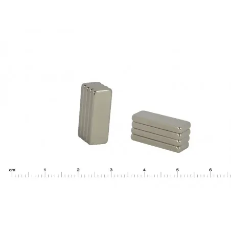 20 x 7 x 2,4 / N38 - NdFeB (neodymium) magnet