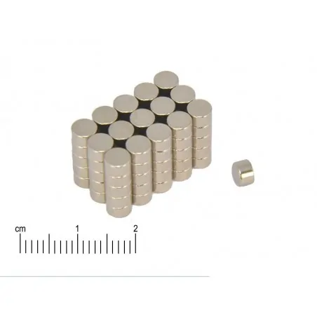 D5 x 4 / N38 - NdFeB (neodymium) magnet
