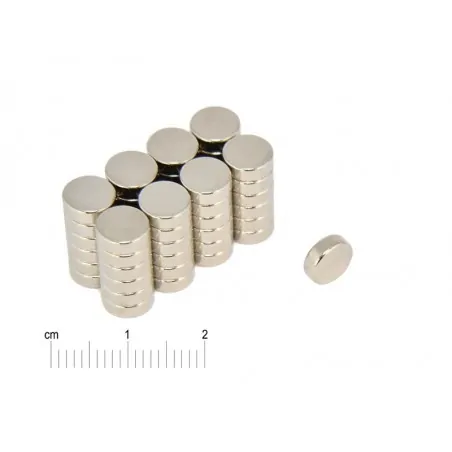 D7 x 2,5 / N38 - NdFeB (neodymium) magnet