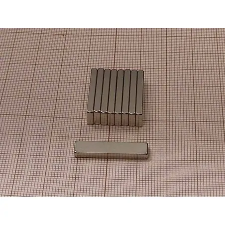 20 x 6 x 2,4 / N38 - NdFeB (neodymium) magnet