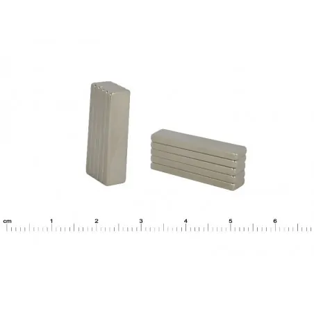 25 x 6 x 2 / N38 - NdFeB (neodymium) magnet