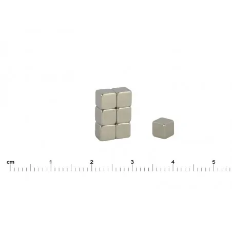 5 x 5 x 5 / N42 - NdFeB (neodymium) magnet