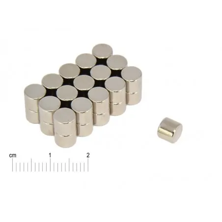D6 x 5 / N38 - NdFeB (neodymium) magnet
