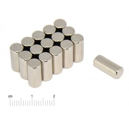 D6,4 x 14 / N38 - NdFeB (neodymium) magnet