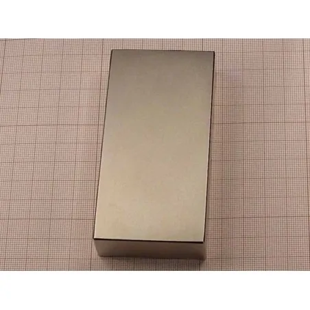 100 x 50 x 20 / N38 - NdFeB (neodymium) magnet