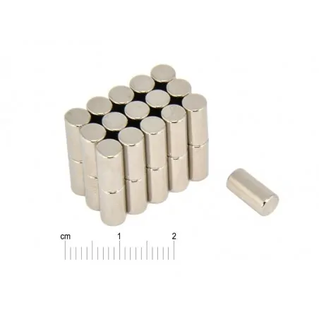 D5 x 10 / N38 - NdFeB (neodymium) magnet