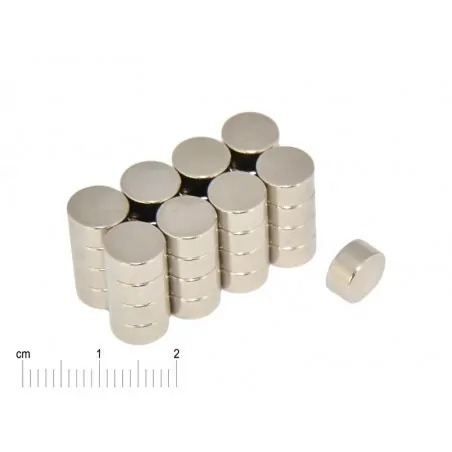 D8 x 4 / N38 - NdFeB (neodymium) magnet