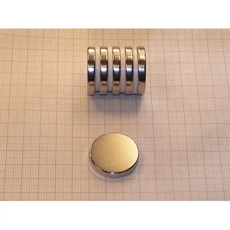 D30 x 5 / N38 - NdFeB (neodymium) magnet
