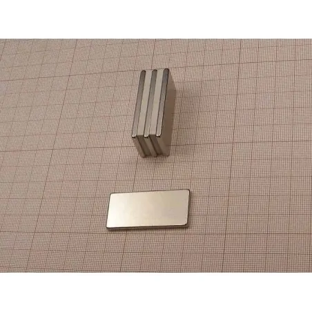 42 x 20 x 3 / N35H - Neodymium magnet (NdFeB)