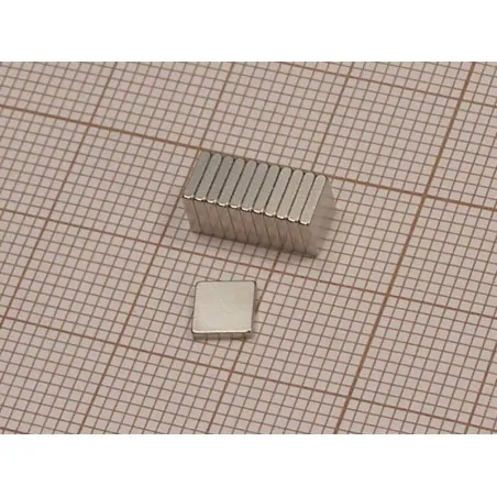 5 x 5 x 1 / N38 - NdFeB (neodymium) magnet