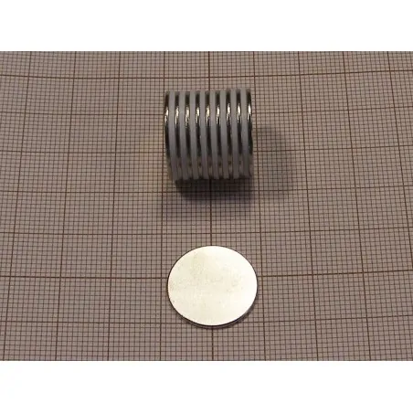 D18 x 1 / N38 - Neodymium magnet (NdFeB)