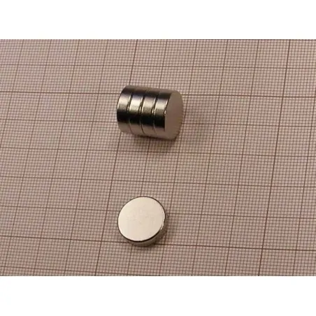 D15 x 4 / N38 - NdFeB (neodymium) magnet