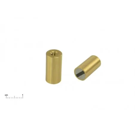 HM 10 brass x 20 / M4 / N - Neodym Topfmagnet (NdFeB)