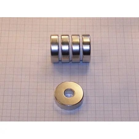 D35 x d12 x 10 / N38 - NdFeB (neodymium) magnet