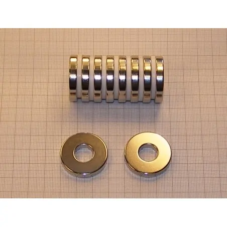 D30 x d12 x 5 / N35 - NdFeB (neodymium) magnet