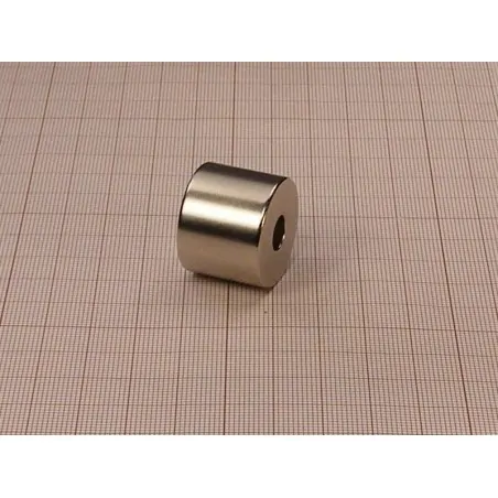 D25 x d8 x 20 / N38 - NdFeB (neodymium) magnet