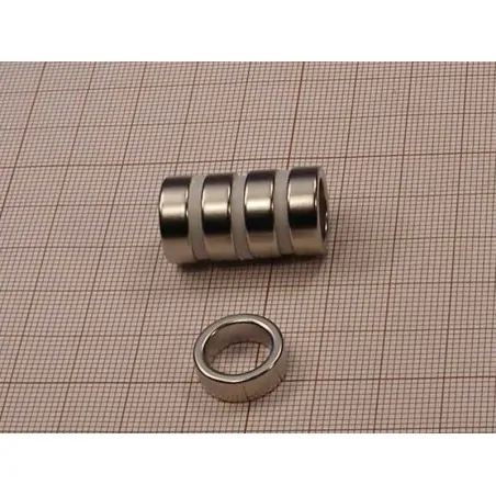 D14,5 x d10,5 x 5 / N38 - NdFeB (neodymium) magnet
