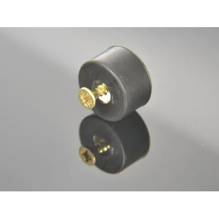 D19,5 x d7,2/3,6 x 11,5 / N42 - NdFeB (neodymium) magnet in rubber
