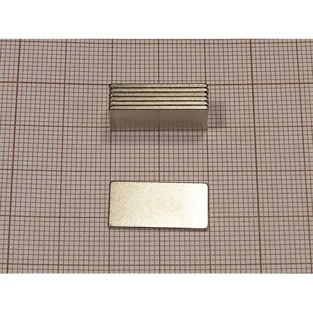 20 x 10 x 1 / N38 - Neodymium magnet (NdFeB)